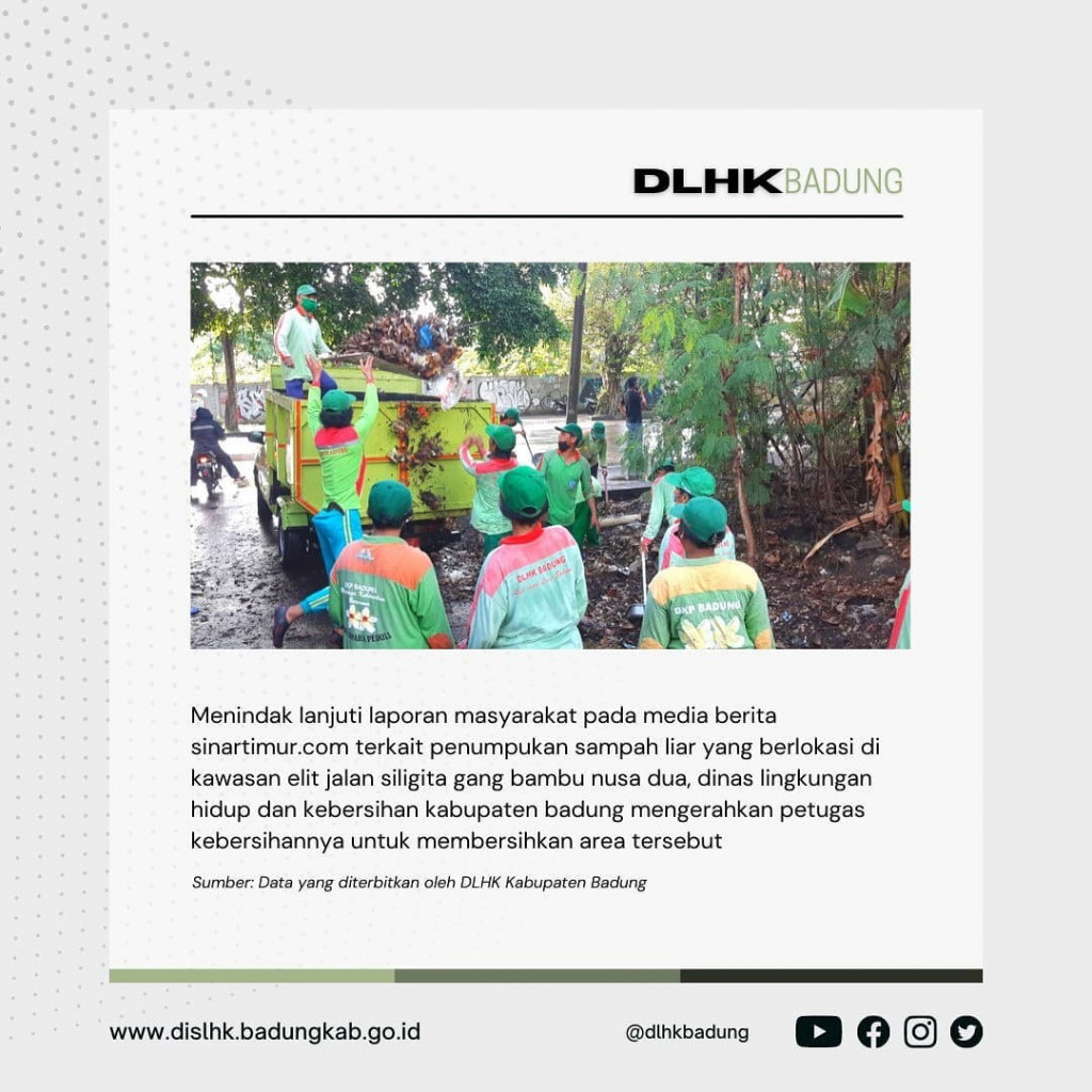 DLHK Beraksi Atasi Tumpukan Sampah Liar di Jl. Siligita